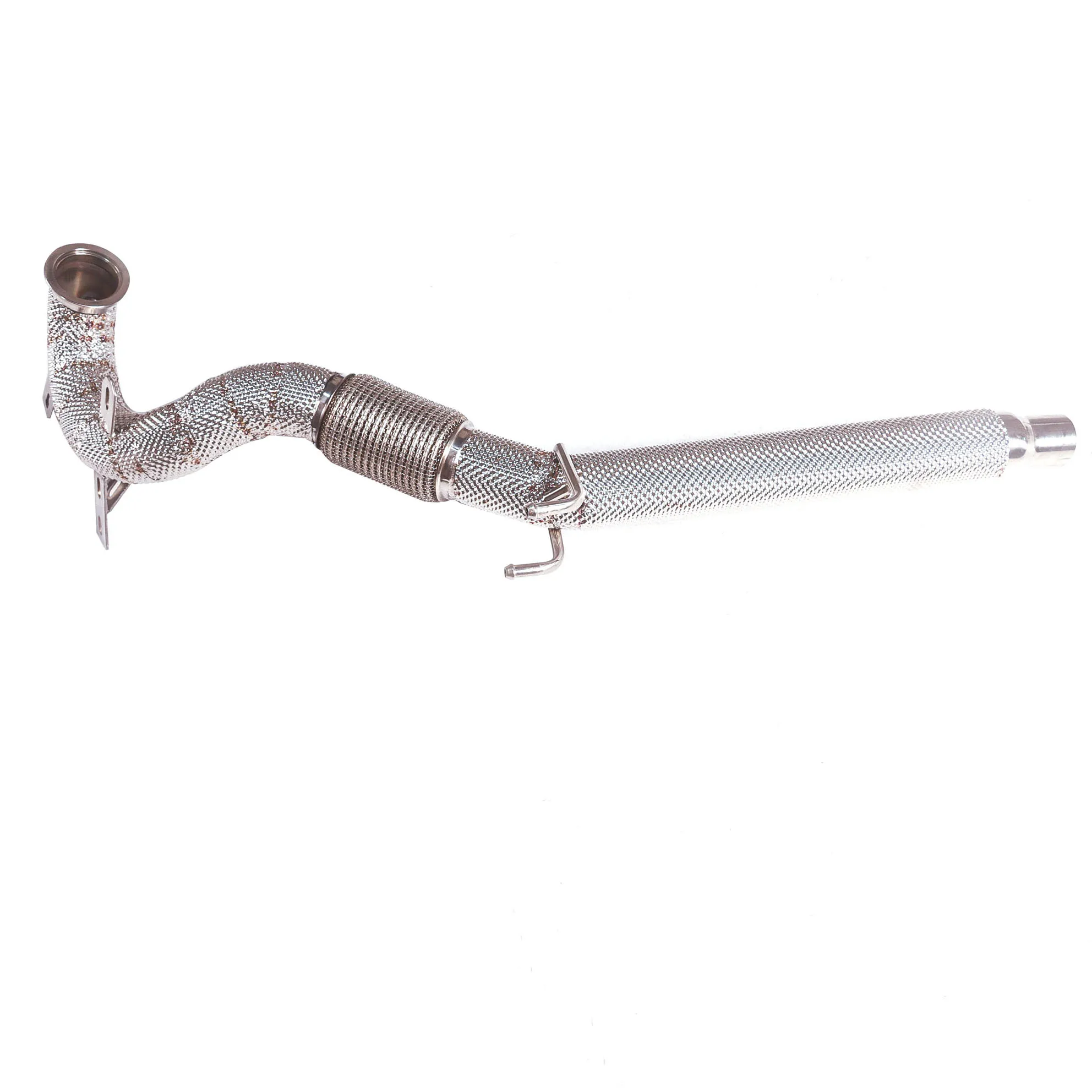 [Prodotto personalizzato] Adatto per downpipe senza catless Volkswagen Golf MK7.5, sistema di scarico in acciaio inossidabile 304