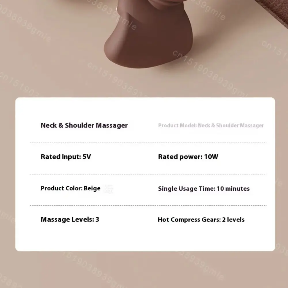 

Бионический массажер для шеи и плеч, массажеры для спины с подогревом, электрическая массажная подушка для разминания мышц, шеи, талии, ног, тела ﻿ 3-уровневые режимы