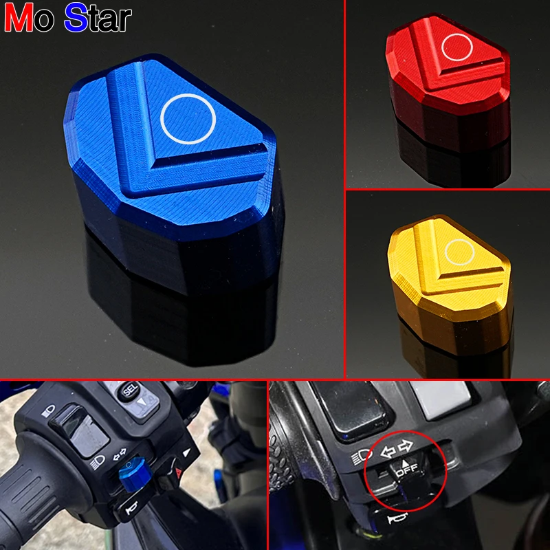 YAMAHA CNC Accessories Switch Button cap For YAMAHA YZF R6 R1 R3 R7 XJR1300 FJR1300 MT09 MT07 XJ6 FZ6 FZ1 Turn Signal Keycap