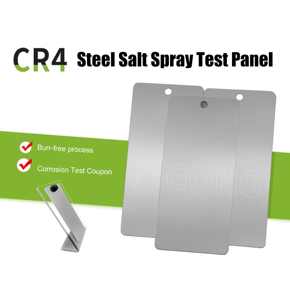 

1pc CR4 Cold Rolled Steel Salt Spray Test Panel - Corrosion Resistance & Mass Loss Testing Specimen for Salt Fog Tests SD-9