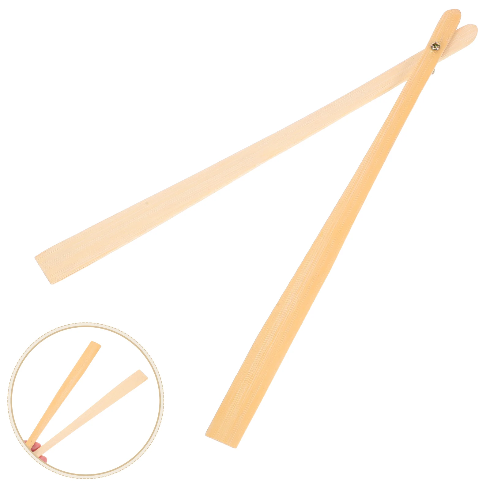 

2Pcs DIY Japanese Style Bamboo Fan Frame Foldable Handheld Handle Replacement Grip Crafts Daily Use Special Occasions