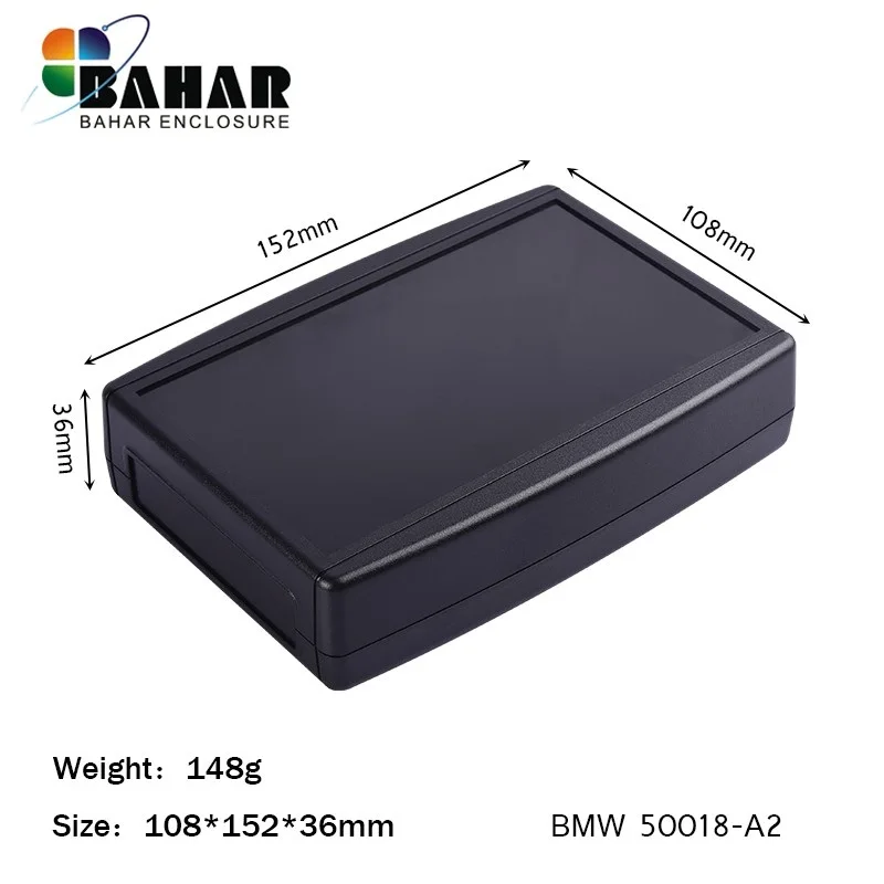 Bahar Enclosure Wall-mounting Shell Wire Junction Box  ABS Plastic Housing Instrument Case MODEL BMW 50018 SIZE 108X152X36MM MM