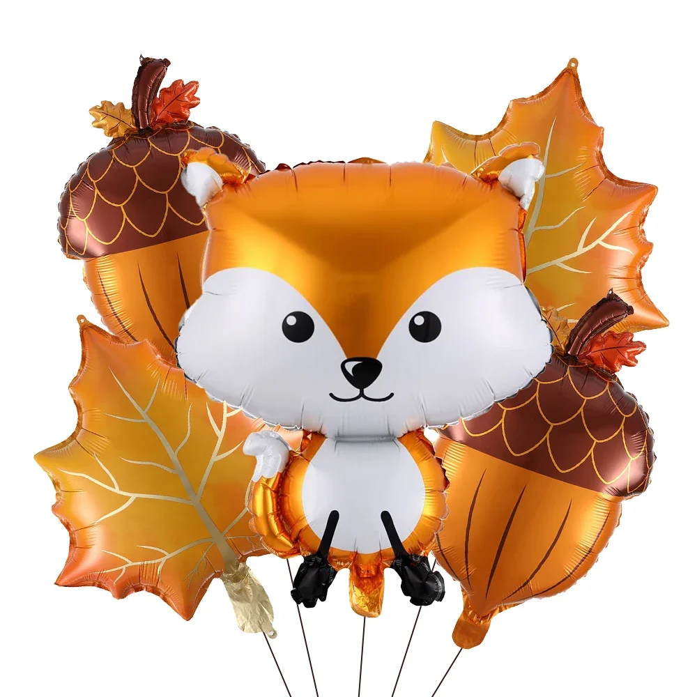 

Animal Autumn Balloon Kid Gifts Farm Theme Party Decoration Baby Shower Wedding Thanksgiving Day Birthday Party Supplies