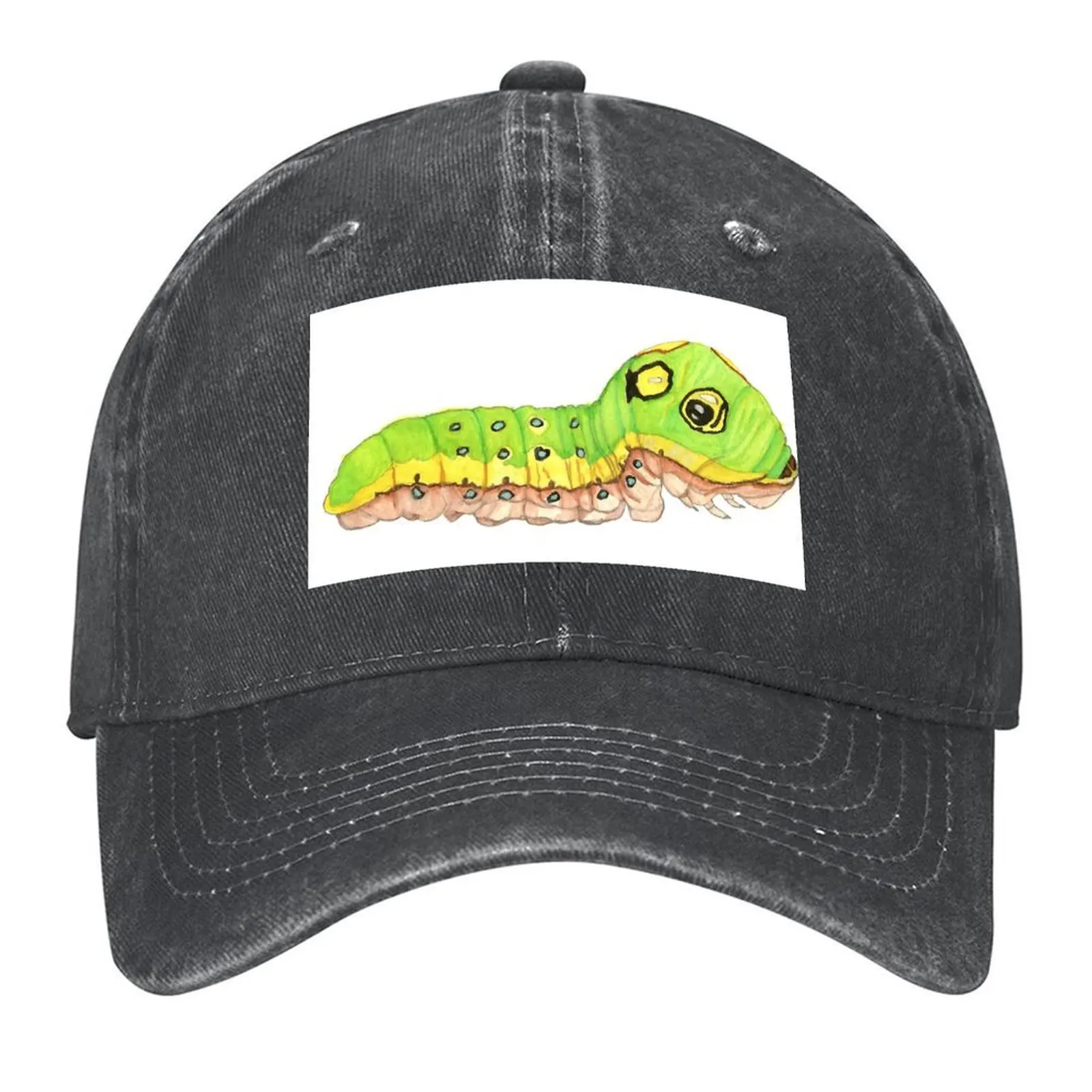 

Neon Swallowtail Caterpillar Baseball Cap Luxury man cap Golf Hat Sun Cap cute Girl'S Hats Men's