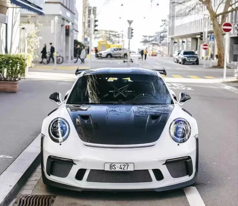 

Подходит для комплекта кузова GT3 Porsche 911 991.1 991.2, высококачественный литой передний бампер из полипропилена с литым под давлением