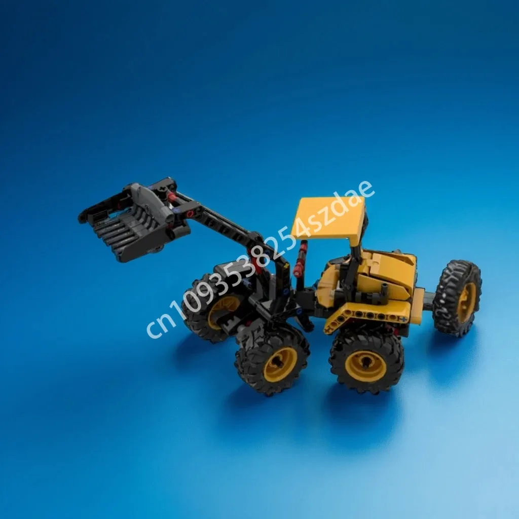 

215 шт. MOC колесный погрузчик, технические строительные блоки, детская рождественская игрушка, подарок, детская рождественская игрушка, подарок