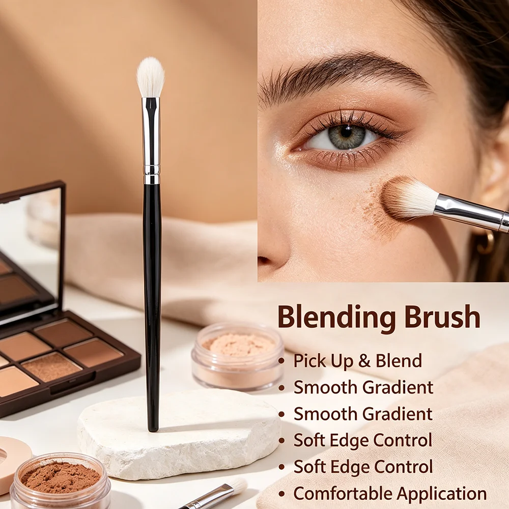 Mengborstel Pluizige oogschadu - Beauty Makeup Eyeshadow recensie en prijs