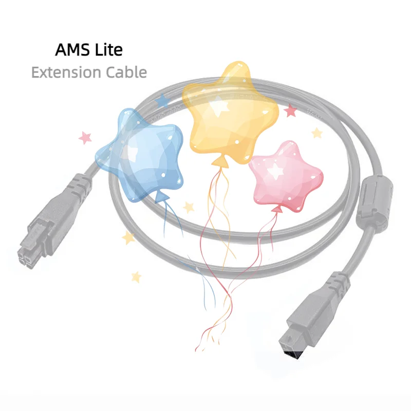 

For Bambu Lab AMS Lite 0.5M/1M 4-pin Extension Cable For Bambulab A1/A1mini 3D Printer Parts Extension Cord