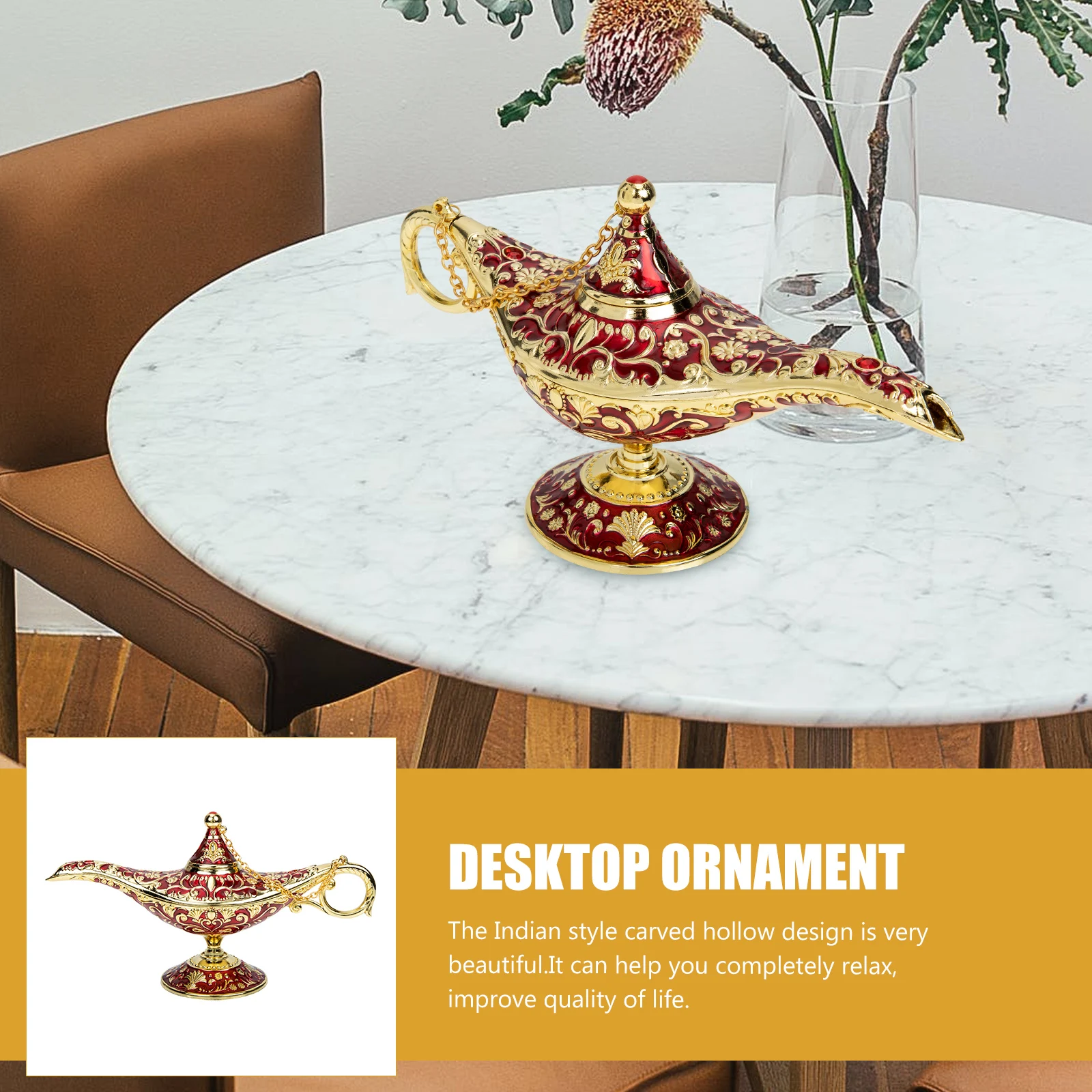 

Aromatherapy Zinc Decoration Censer Hollow Design Table Decoration Incense Burner Home Decor Gift
