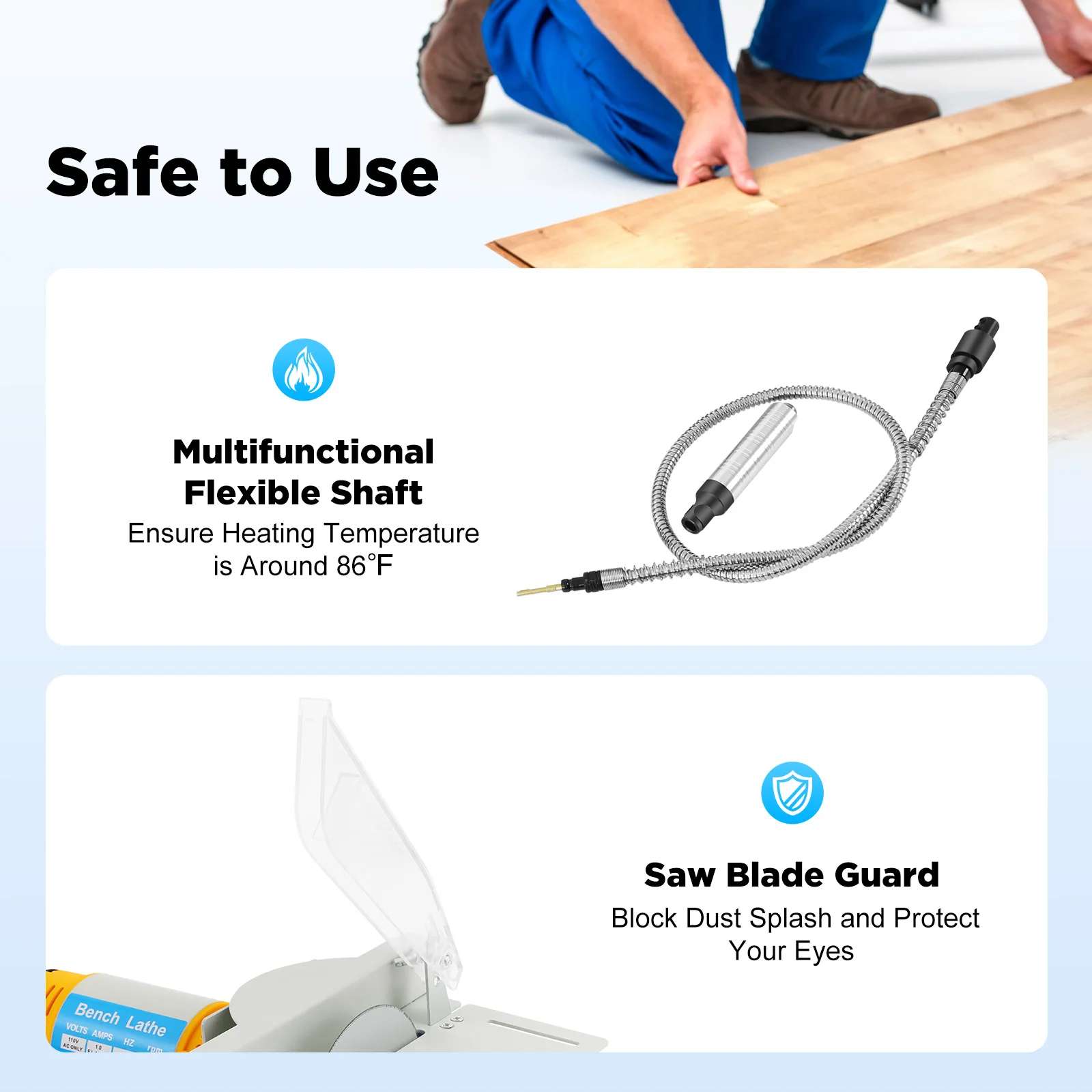 320W Mini Table Saw Multifunctional Electric Grinding Machine 800-10000r/min 110mm Blade DIY Tool