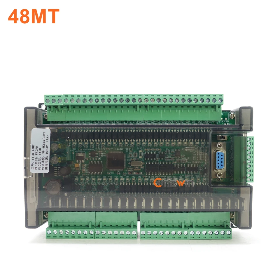FX3U-48MT FX3U-48MR PLC industrial control board 6AD 2DA 24 Input