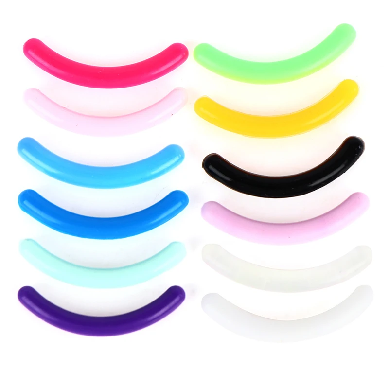 20Pcs Women\'s Fashion Refill Eyelash Curler Rubber Elastic Replacement Pad Silicone Gel Clip Pads Eye Makeup Tools