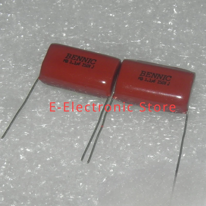 

10PCS/LOT 250V 3.3UF 335J 3.3J MD Vertical Frequency Division Thin Film Ceramic Capacitor