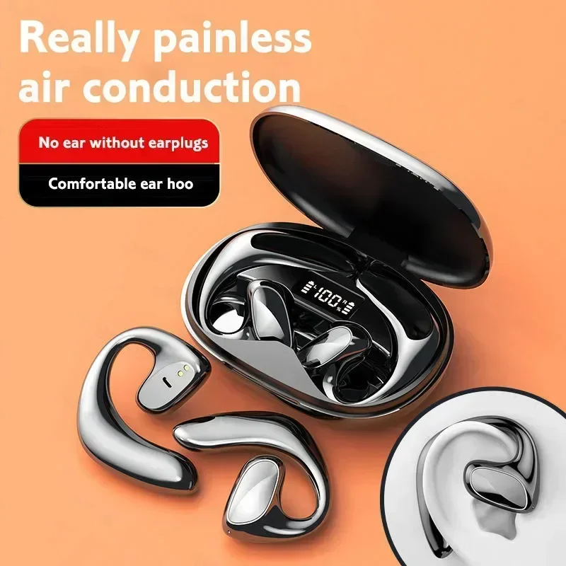 

Wireless Headphones 5.0 Noise Reduction Earhooks Waterproof Headset with Mic touch Control Bluetooth Earphones EARDECO TWS True