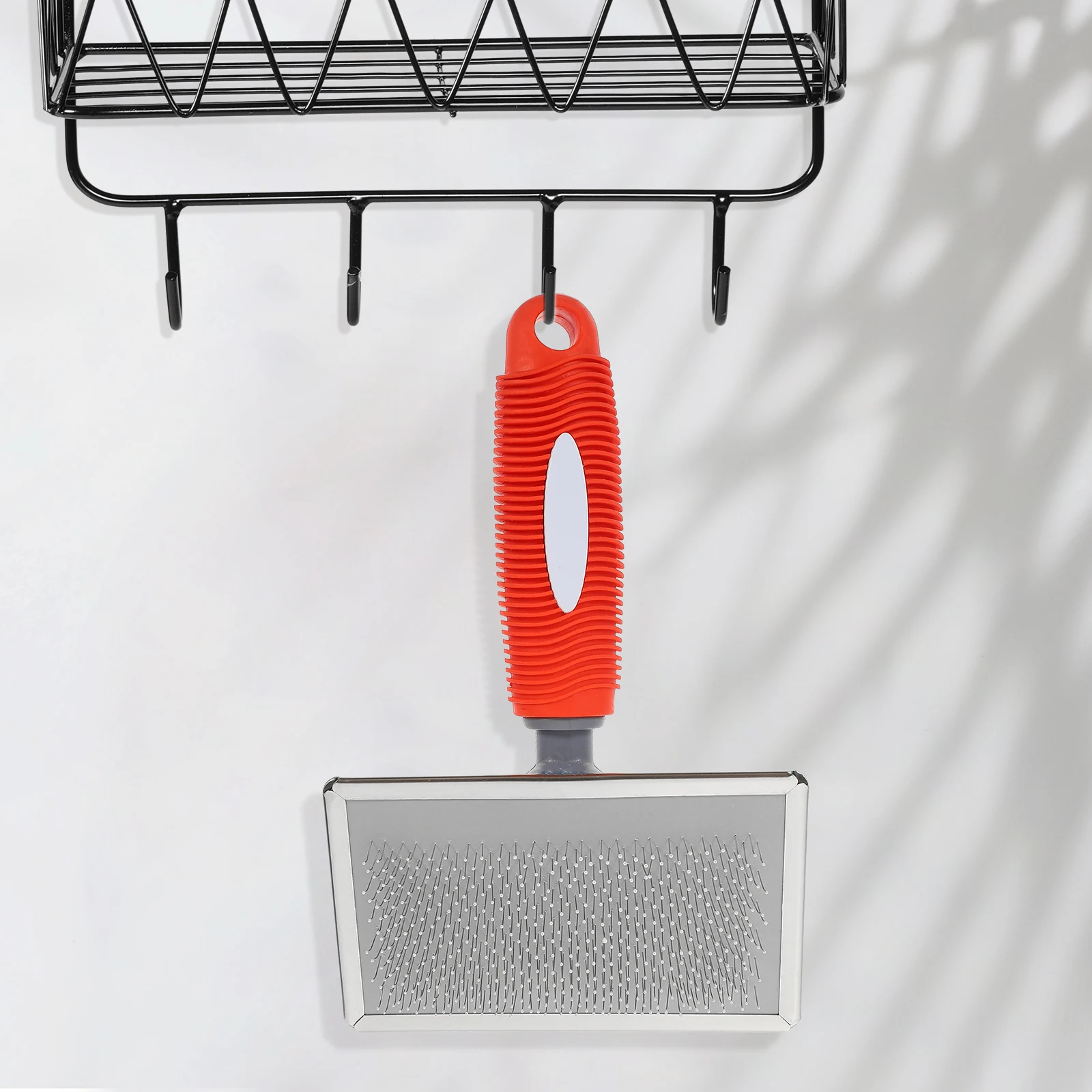 

Large Dog Grooming Brush Stainless Steel Plastic Handle Pet Hair Remove Tool Cleaning Supply Cat Brush Handheld