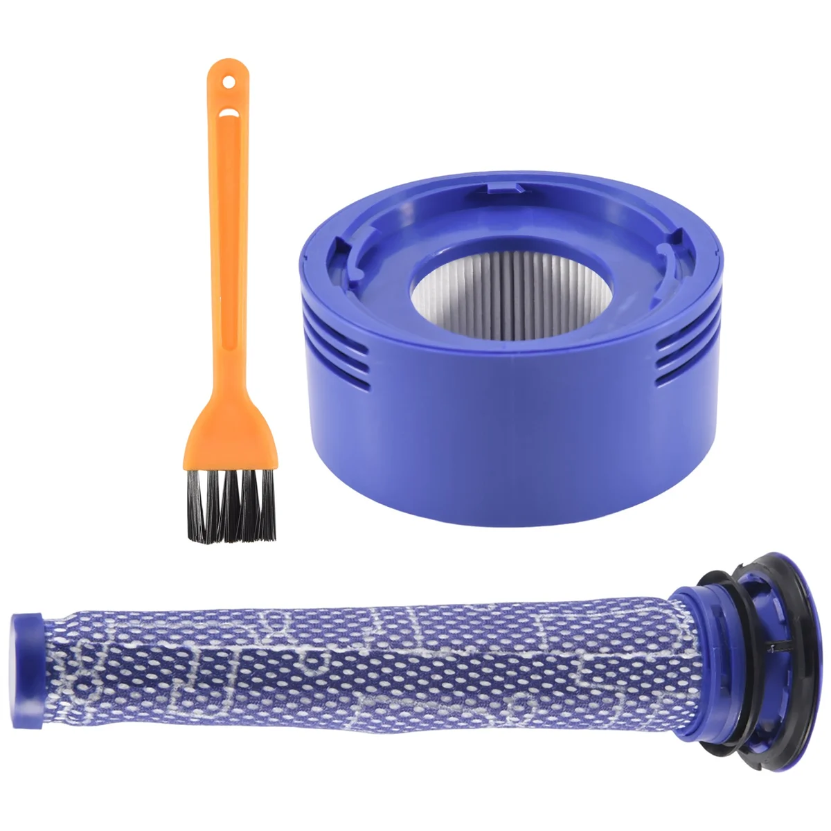 แผ่นกรองสำหรับ V7 DC62 DC59 DC58 Dyson แผ่นกรองก่อนและหลังสำหรับอะไหล่แผ่นกรองเครื่องดูดฝุ่น Dyson