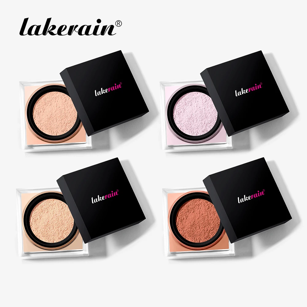 Lakerain Delicate Setting Powder Lasting Without Shedding Makeup Control Oil Locking Moisture Create Zero Pore Base Makeup