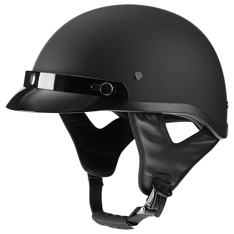 

Four Seasons, Scooter, Locomotive, Hard Hat, Retro, Winter, Lightweight, Half Helmet, Men's and Women's, Electric Vehicle Helmet
