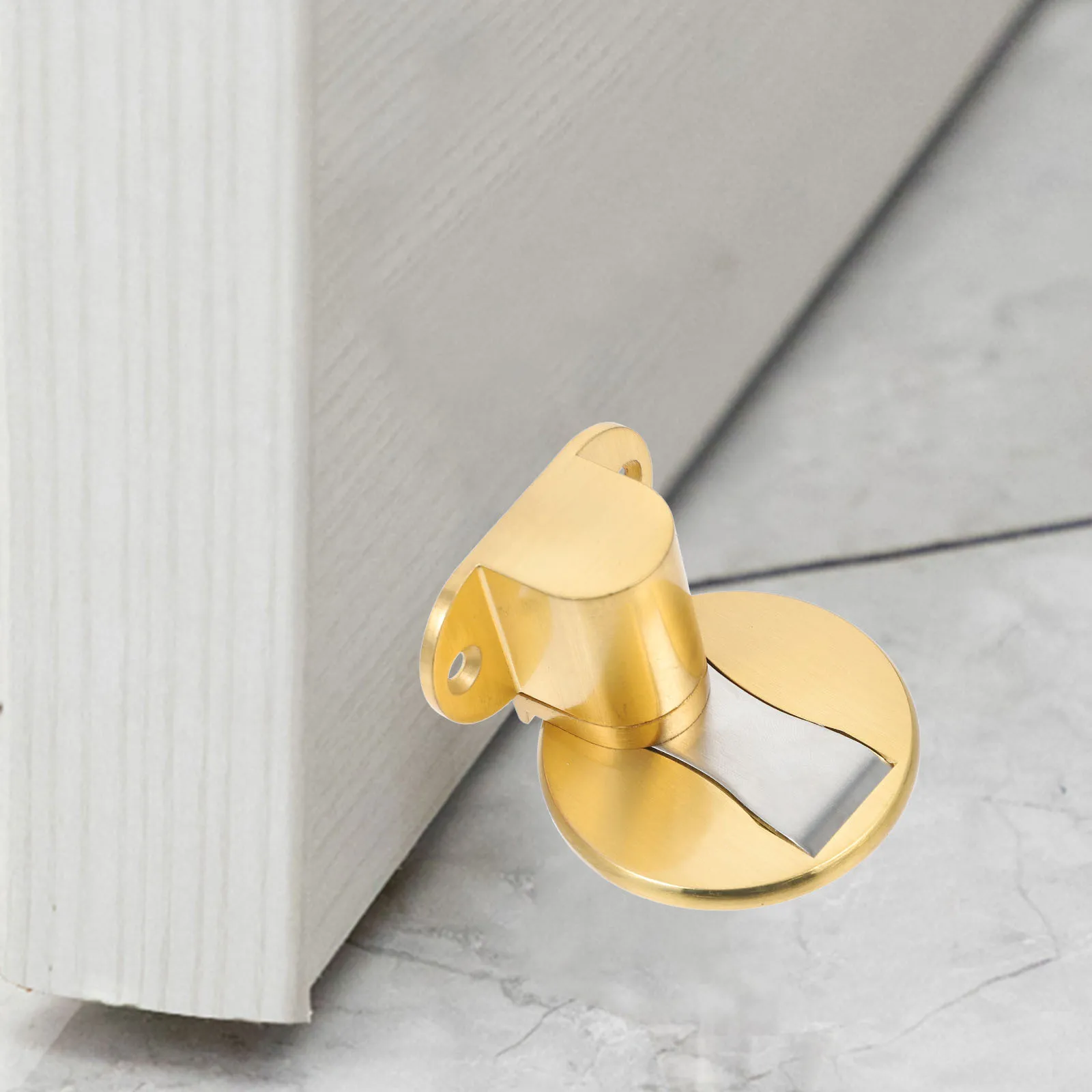 

1 Set Door Stopper Invisible Adjustable Suction Mount Home Door Holder No Punching Wear Resistant Strong Hold For Living Room