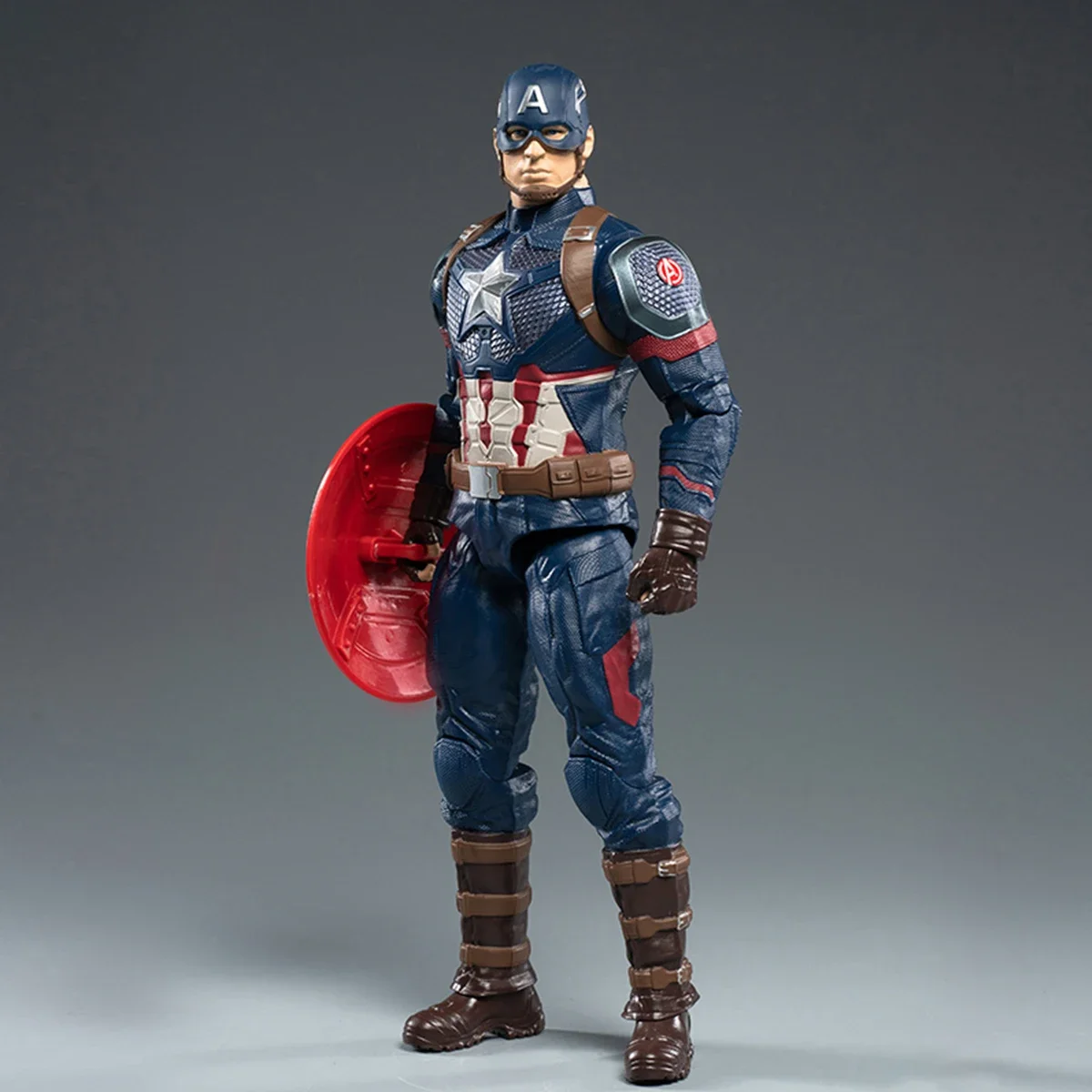 1:5 Scale Captain America 14-Inch Action Figurine by ZD Toys - Simple Articulated, Perfect for Collectors & Enthusiasts