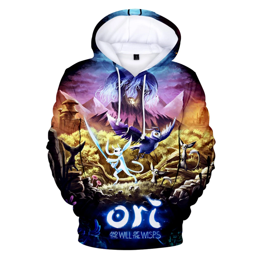 Sudaderas con capucha con estampado 3D de Ori and the Will of the Wisps, populares y cómodas, sudaderas para hombres/mujeres, sudaderas informales para adultos/niños