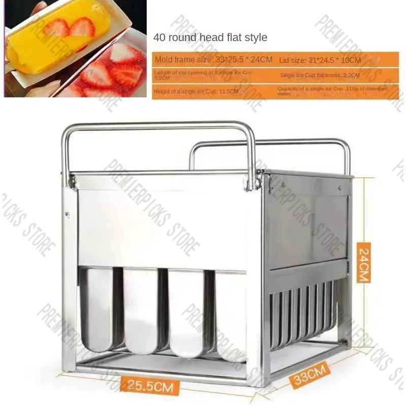 304 Stainless Steel DIY Ice Pop Mold  Lolly Household Popsicle Mould Homemade  Cream  40 Molds