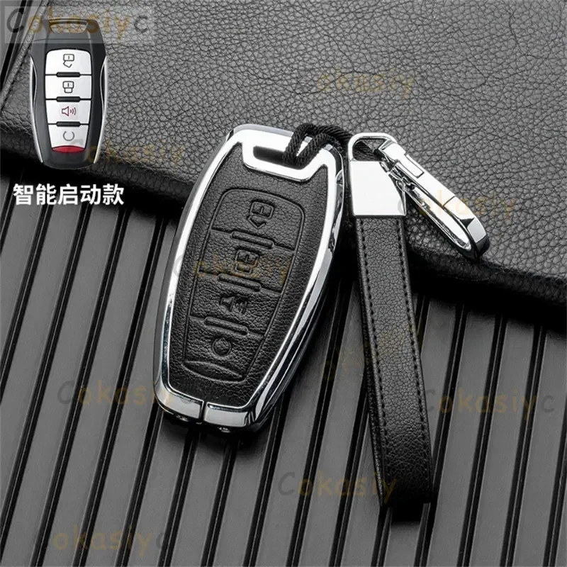 New version key case cover keychain For Great Wall Haval/Hover H6 H7 H4 H9 F5 F7 H2S Car-covers Holder Shell Accessories