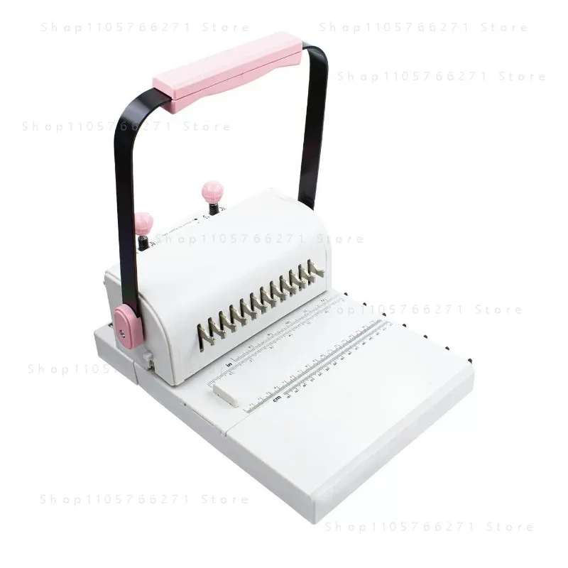 Binding Machine 2:1 Double Wire Binding Machine Single-pass 20 Pages Punching Suitable for Book and Notebooks Binding