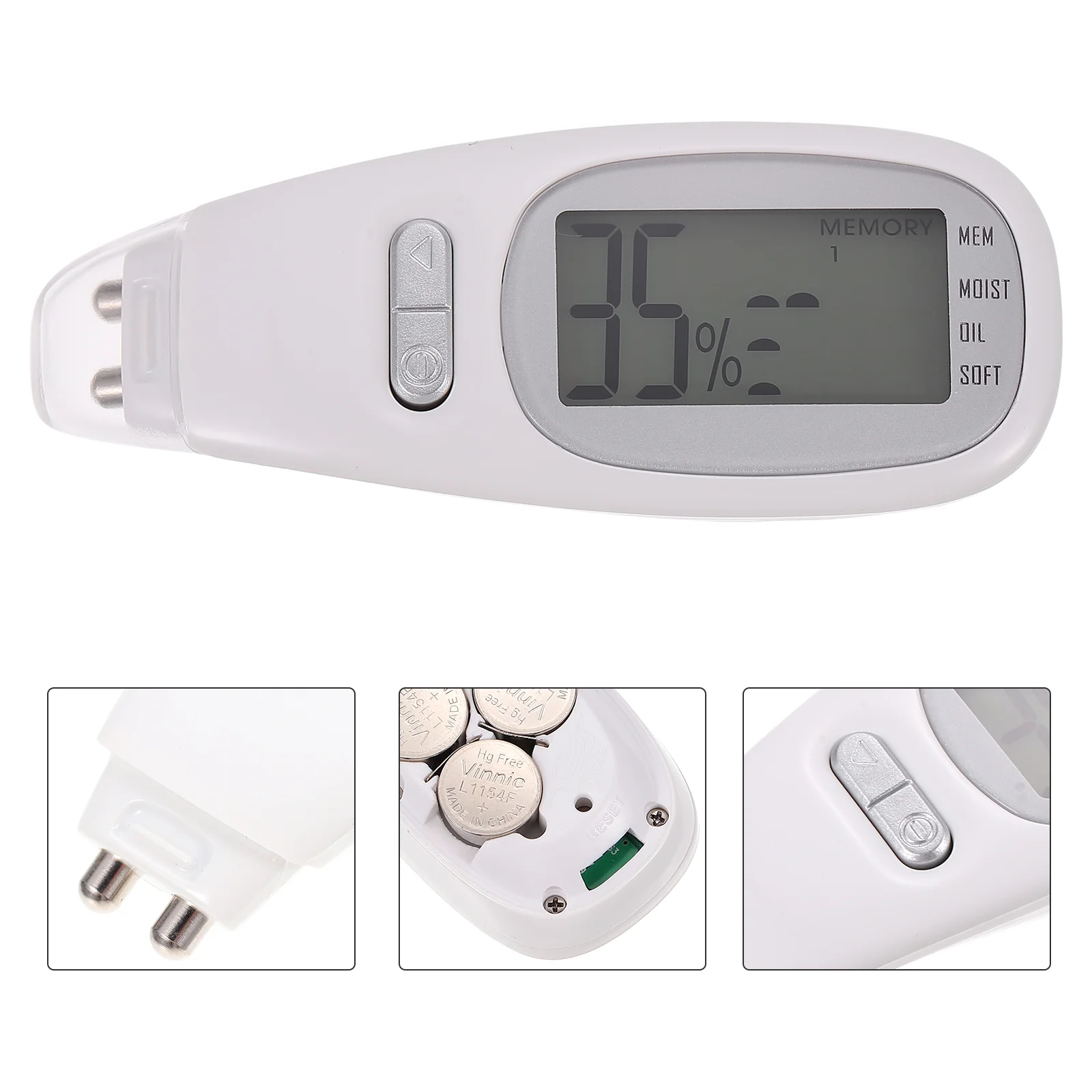 Moisture Tester Oil Face Hydration Digital Facial Meter Softness Analyzer The Skin Sensor