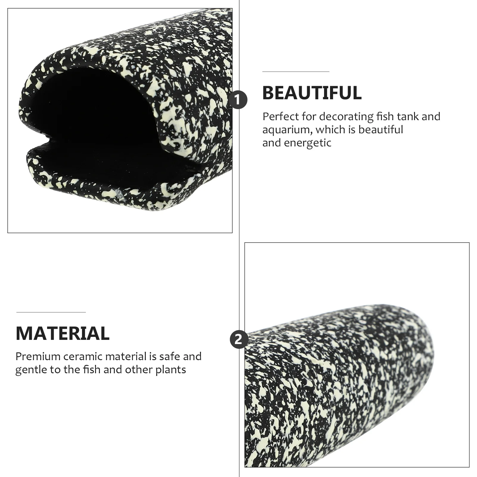 

Decorative Shrimp Cave Ceramic Aquarium Shelter Habitat for Small Fish Minnows Hiding Place Safe Gentle Material Compact Storage