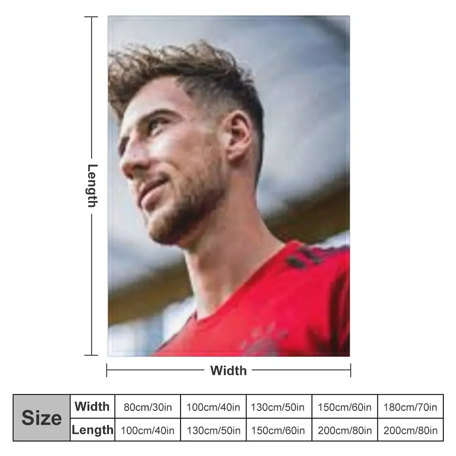 Leon Christoph Goretzka Art Throw Blanket Plaid Weighted Stuffeds Hair Single Polar Blankets
