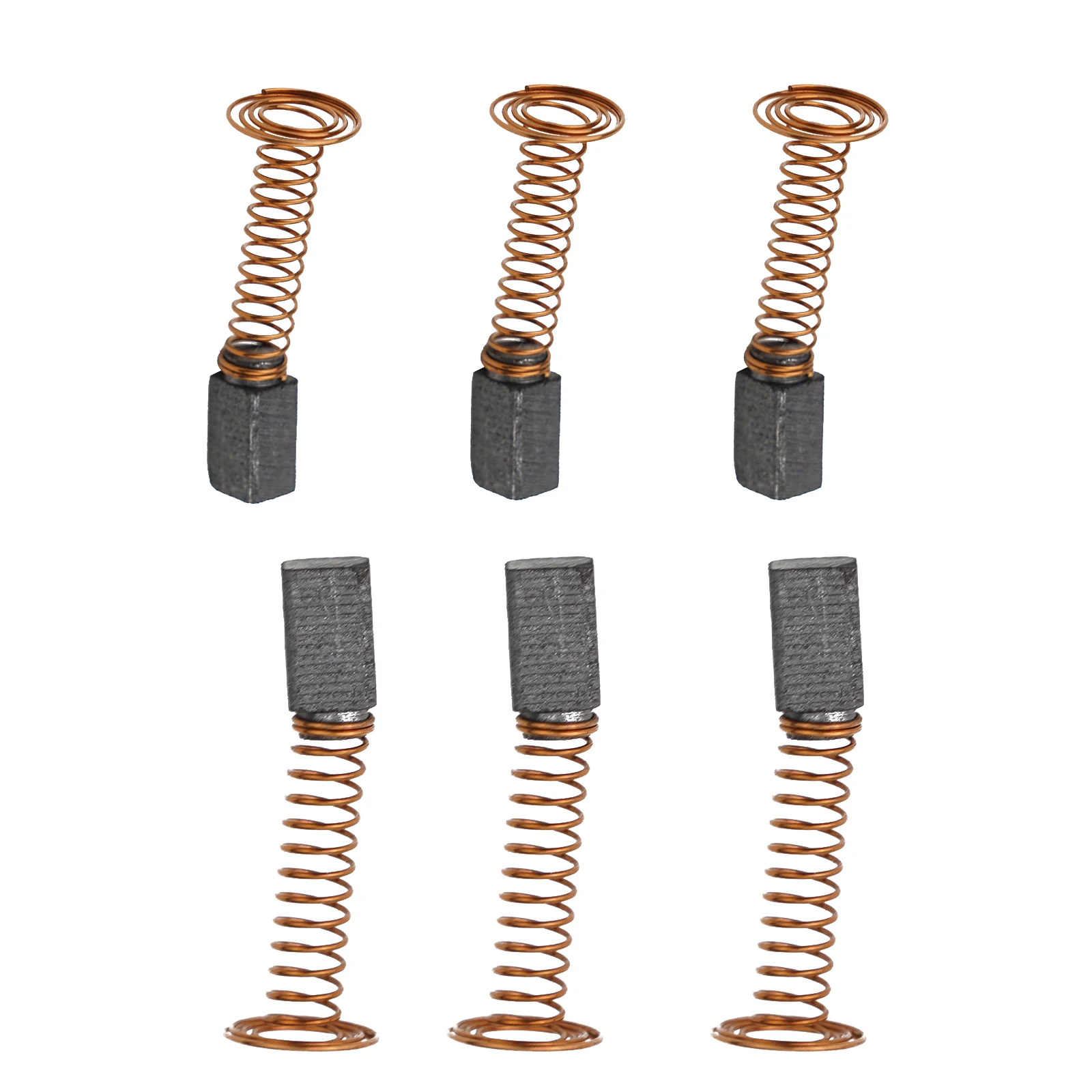 6pcs Drill Carbon Brush Rotary Tool Part For D3000 Electric Motor Electric Tool Power Tool Accessories 7.9x5.5x4.8mm