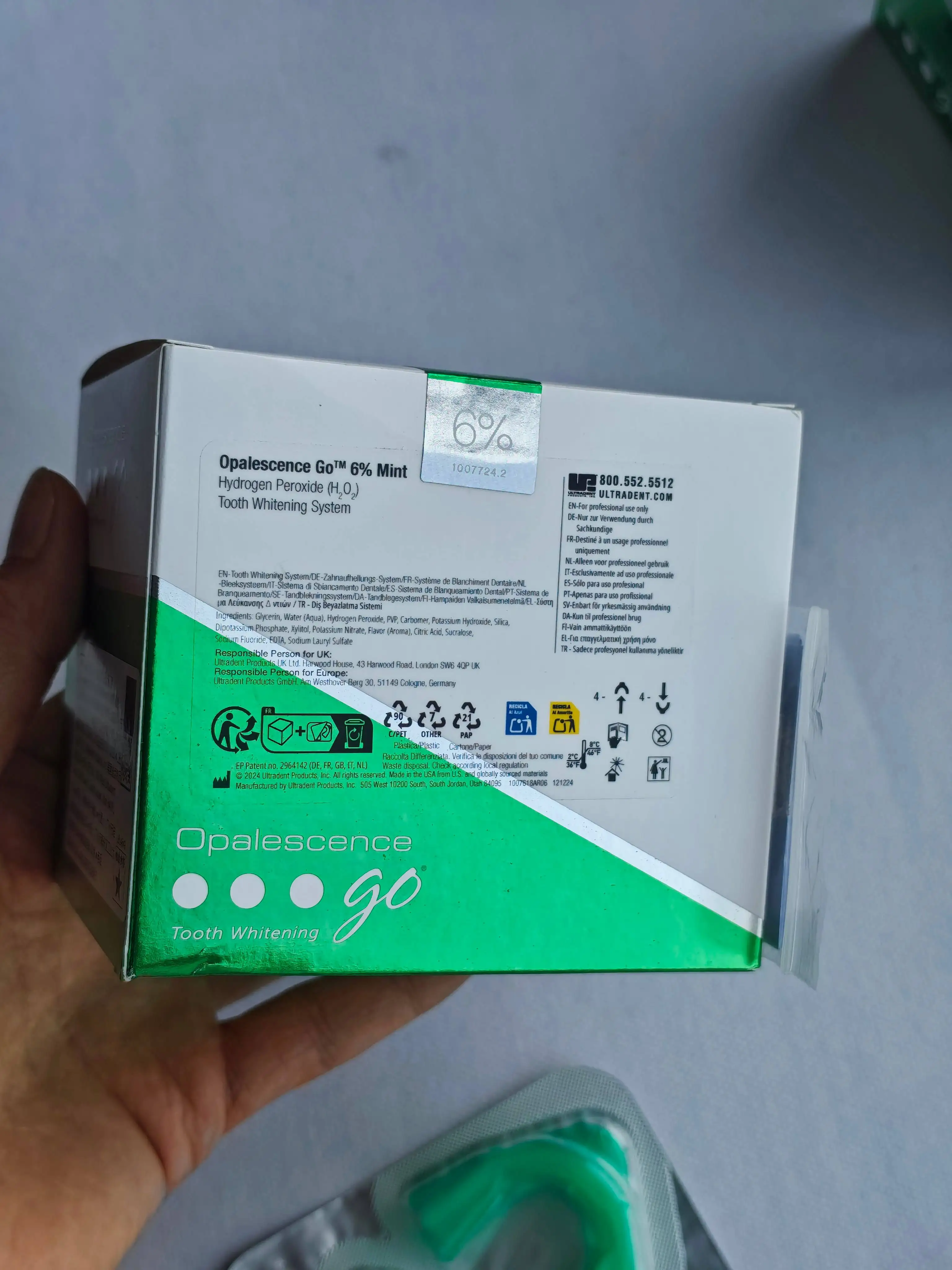 Ultradent Opalescence Go Patch - Teeth Whitening Opalescence Go recensione e prezzo