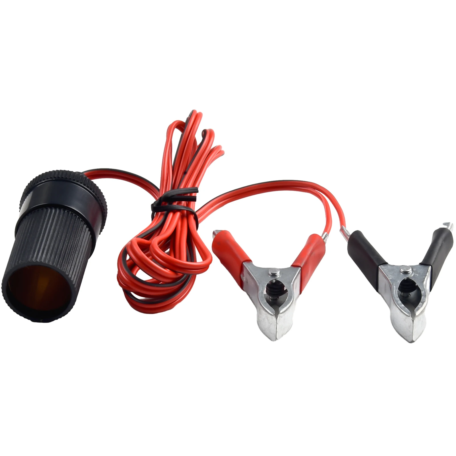 Newest 2024 Hotsale 12 Volt Cigar- Lighter- Socket Car Battery Clips 12V Adapter Battery Clamp Replacement Parts