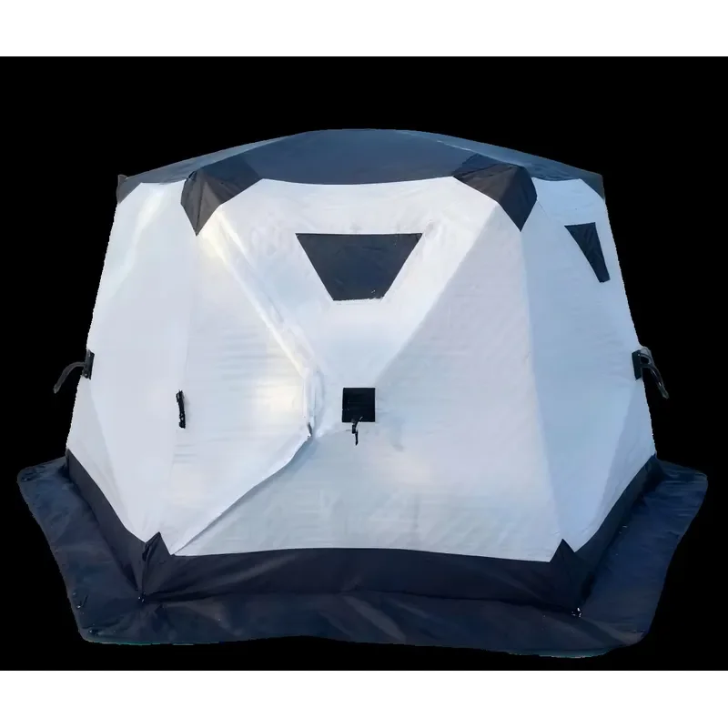 Upgrade Waterproof Windproof Insulated Three Layer Cotton Filled Oxford 3 to 4 Person One Bedroom Winter Snow Ice Camping