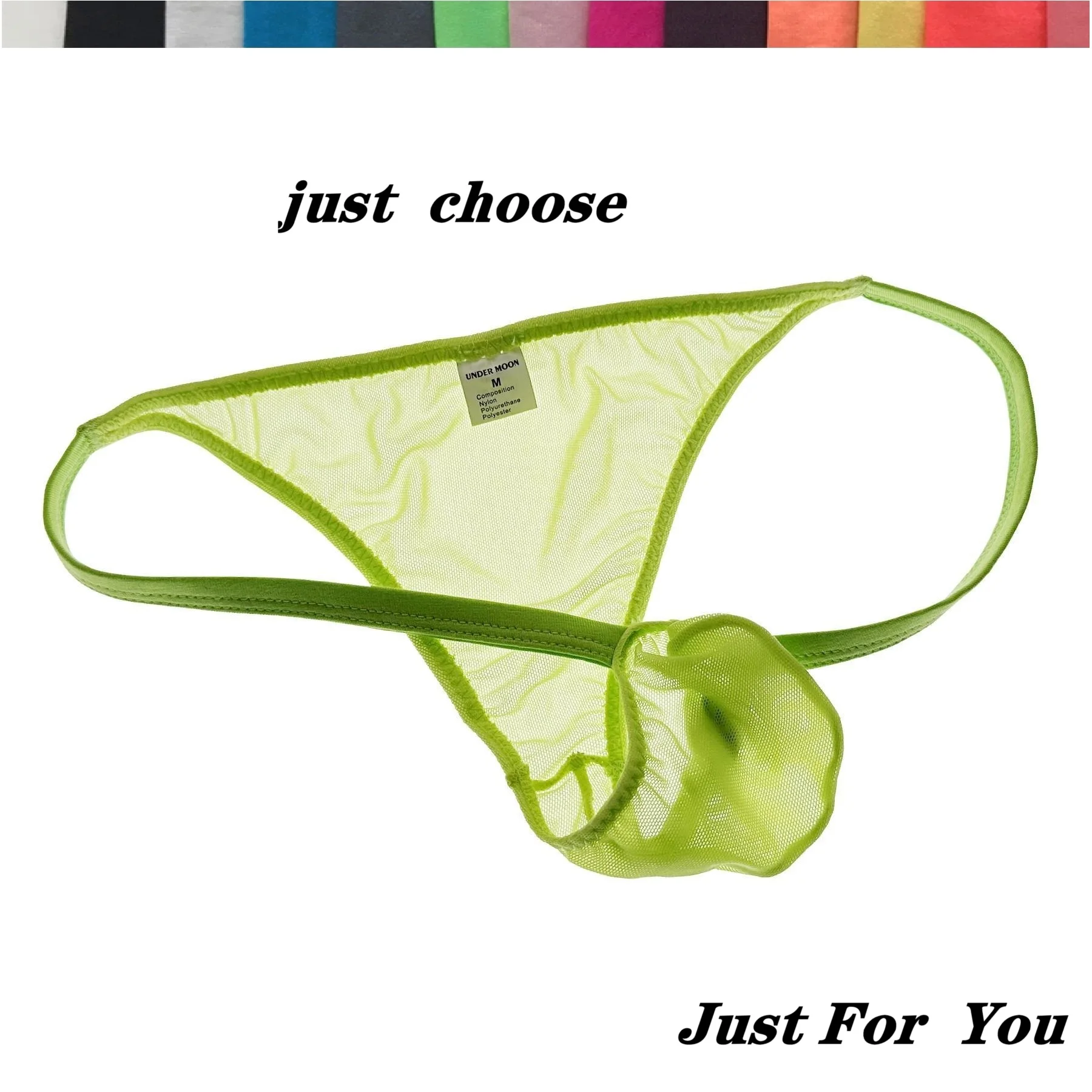 Celana Dalam Jaring Pinggang Rendah Ultratipis Pria Pakaian Dalam Longgar Pinggul 3D Transparan Celana Pendek Sejuk Seksi Pas Nyaman untuk Pria