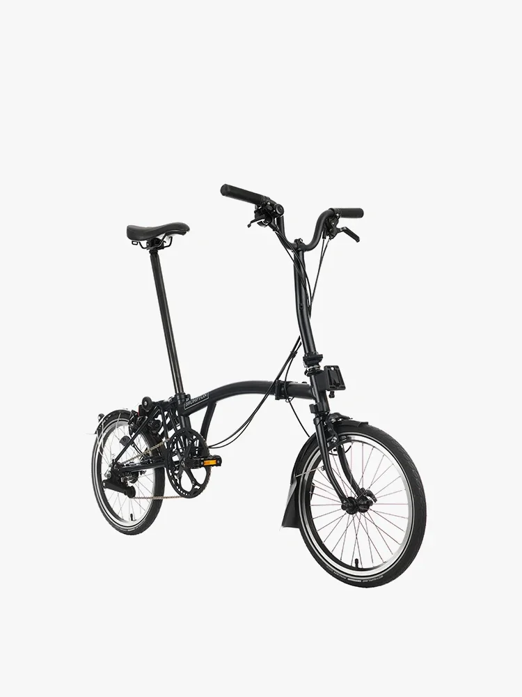 Classic Black M Pull 2 Speed L Edition Lightweight Portable Folding Bike