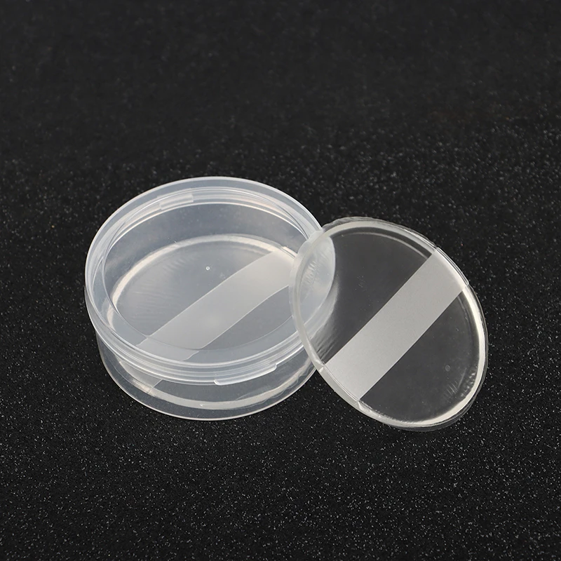 5.5 ซม.โปร่งใสซิลิโคนเจลแป้งพัฟสําหรับเครื่องสําอางค์ Foundation BB ครีมไม่มีแป้งเครื่องสําอางค์พัฟแต่งหน้าเครื่องมือ