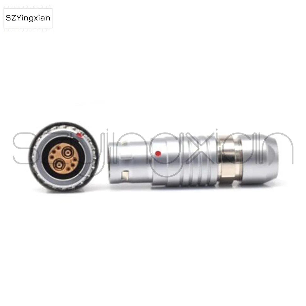 Two Axis 50 Ω Coaxial+LV 2.5G 3G Signal Electrical 3B 6+2 Pin Self-Locking Multiple Connectors And Hybrid Connectors