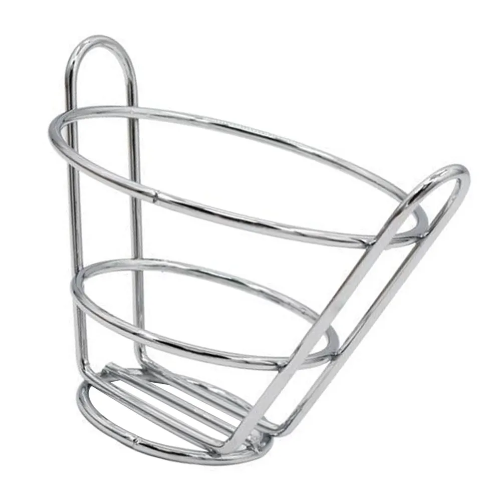 

1Pcs Food Presentation Basket Premium Stainless Steel French Fries Stand for Bar Kitchen Cooking Tool Serving Fried Snacks Fast
