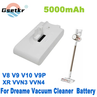 25.2V V9 V10 Lithium Battery for Dreame V8 V9 V10 V9P XR VVN3 VVN4 Handheld Cordless Vacuum Cleaner Parts Replacement Battery