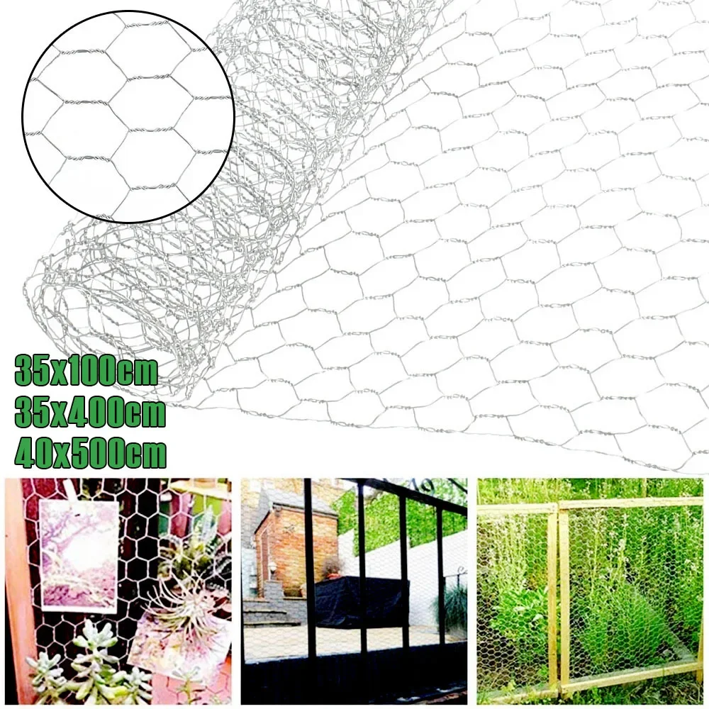 

Metal Wire Netting Chicken Rabbit Poultry Fence Netting Crop Net Hexagonal Galvanized Mesh Farm Garden Accessories