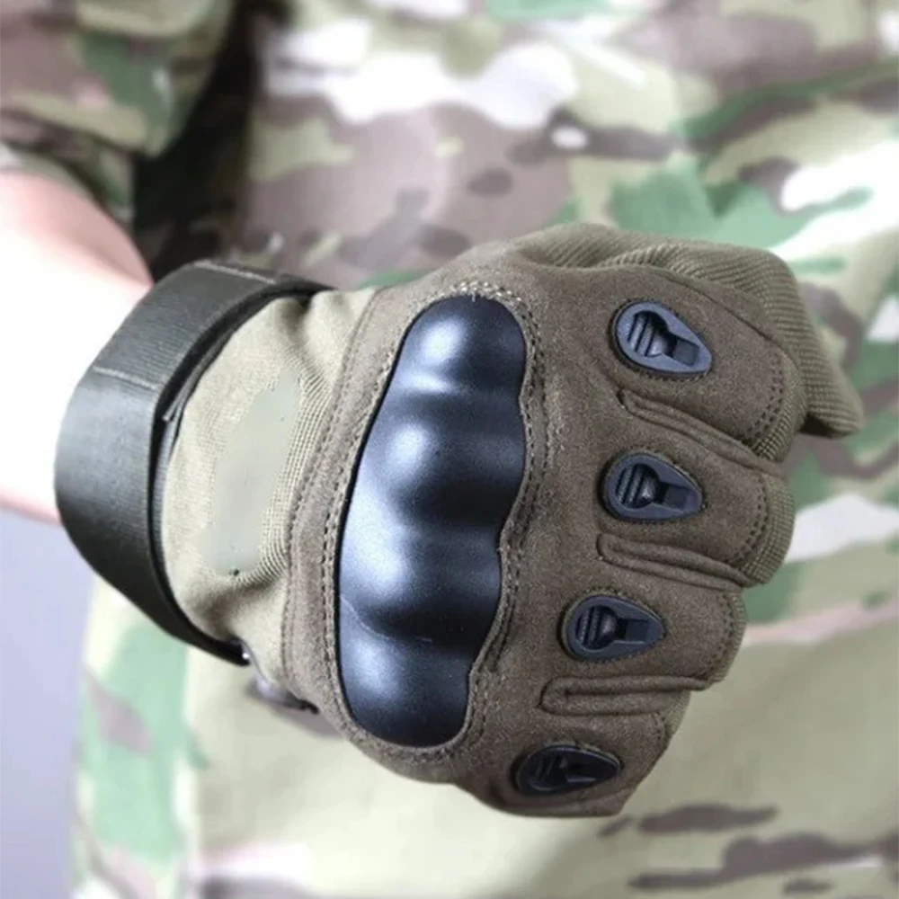 Tactical Gloves For Men, Long Finger Gloves For Outdoor Sports, Cycling, Fitness, Year-Round Fishing, All Finger Gloves image 3