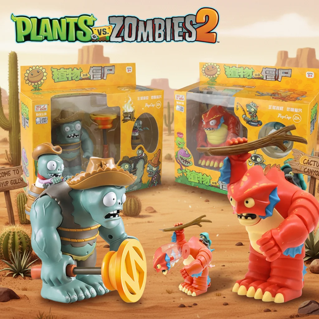 النباتات مقابل الكسالى 2 الغرب المتوحش Gargantuar حقيقية شخصيات لعبة مرخصة أعماق البحار العملاق غيبوبة لعبة أرقام نموذج الاطفال هدايا الأولاد