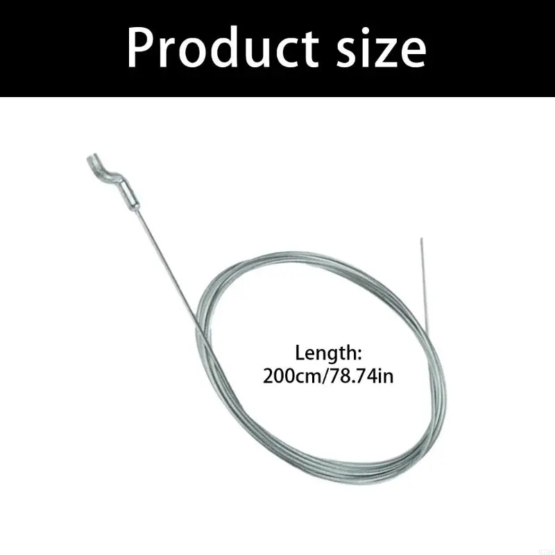 M76E Z Bent Hook Gaszug für Rasenmäher, 200 5 mm, Reparaturteil – Detail 6