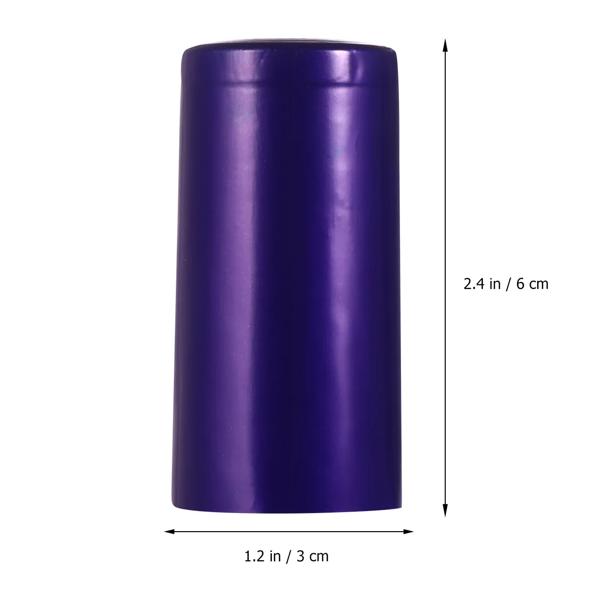 100pcs Wine Heat Shrink Capsule Film Seal Cover Bottle Protector Wrap for Wine Liquor Containers Straight Neck Sealing view 2