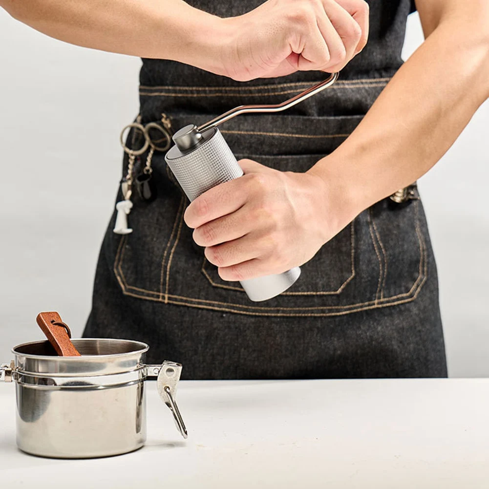 

ABLN-Manual Coffee Grinder Hand Adjustable Steel Core Burr For Kitchen Portable Hand Espresso Coffee Milling Tool