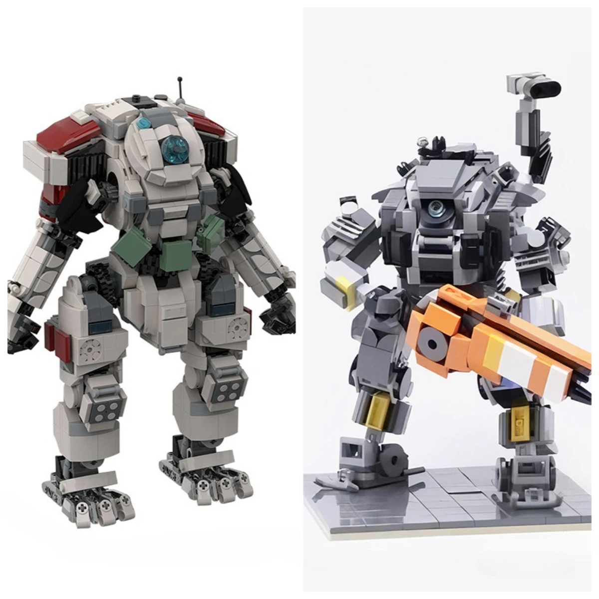 moc-タイタンフォールドロボットクラシックゲームビルディングブロック組立モデルフレイムタイタンレンガおもちゃ家族友人へのホリデーギフトに最適