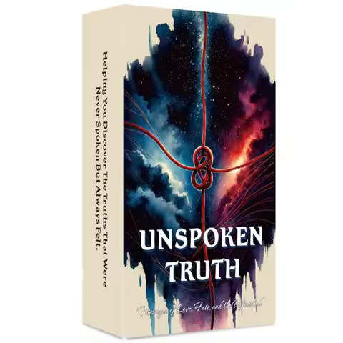 Unspoken Truth Oracle Cards, Whispers of Love, the Hidden Truth Tarot Deck, English Version, with Meaning on The Cards, 54-Cards