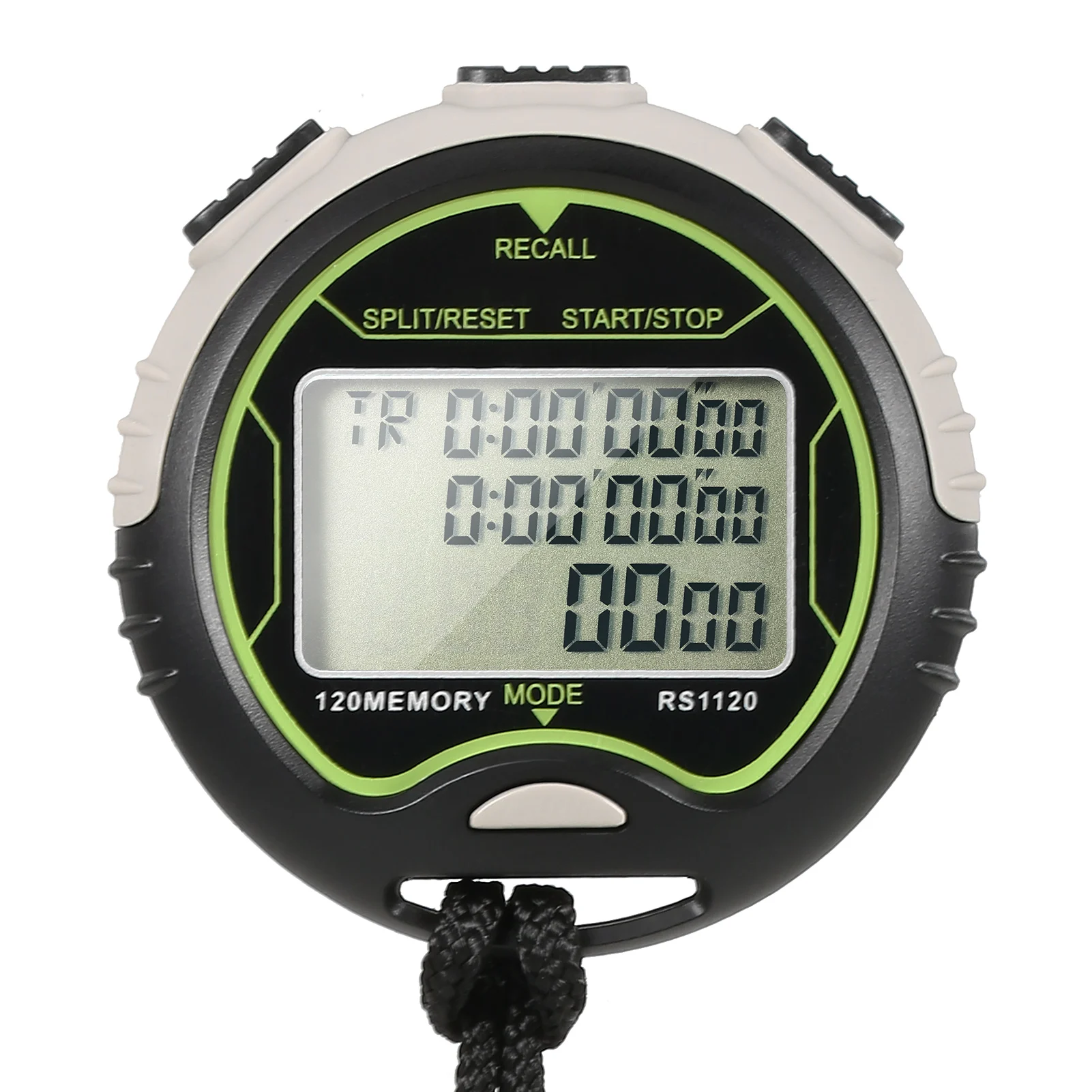 Professional Digital Stopwatch Timer Waterproof Digital Handheld LCD Timer Chronograph Sports Counter for Swim Football Training